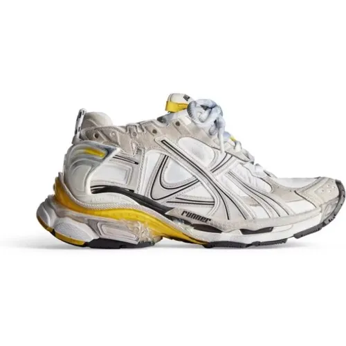 Runner Sneaker - Vegan, Used-Look, Sizes Print , male, Sizes: 6 UK, 7 UK, 2 UK, 3 UK, 4 UK - Balenciaga - Modalova