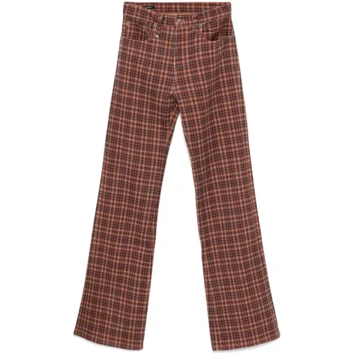 Auburn Plaid Jane Jeans R13 - R13 - Modalova