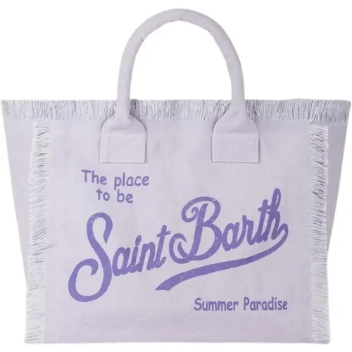 Lilac Borsa Bag , female, Sizes: ONE SIZE - MC2 Saint Barth - Modalova