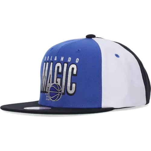 Orlando Magic Snapback Cap Blue/Black , male, Sizes: ONE SIZE - Mitchell & Ness - Modalova