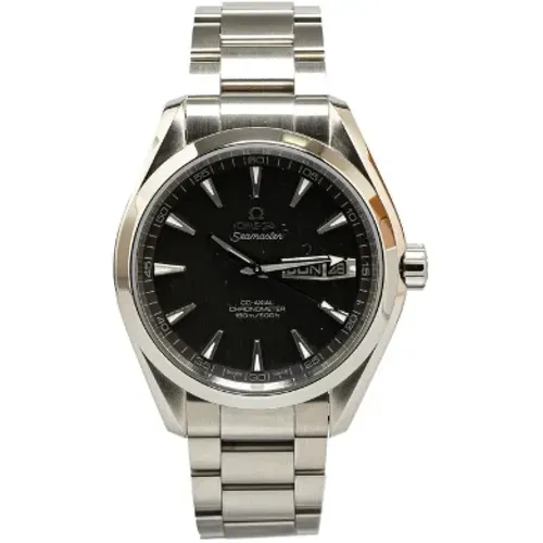 Pre-owned Metal watches , male, Sizes: ONE SIZE - Omega Vintage - Modalova