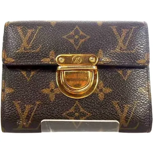 Pre-owned Wallets, female, , Size: ONE SIZE Pre-owned Canvas wallets - Louis Vuitton Vintage - Modalova