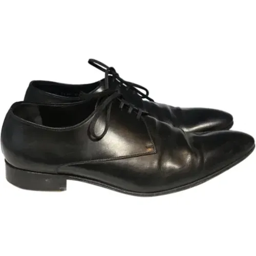 Pre-owned Flats, male, , Size: 11 US Pre-owned Leather flats - Dior Vintage - Modalova