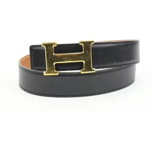 Pre-owned Belts, female, , Size: ONE SIZE Pre-owned Leather belts - Hermès Vintage - Modalova