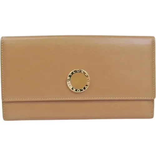 Pre-owned Leather wallets , female, Sizes: ONE SIZE - Bvlgari Vintage - Modalova