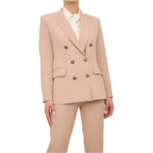 Cady Blazer Jacket in Cipria , female, Sizes: XL - Nenette - Modalova