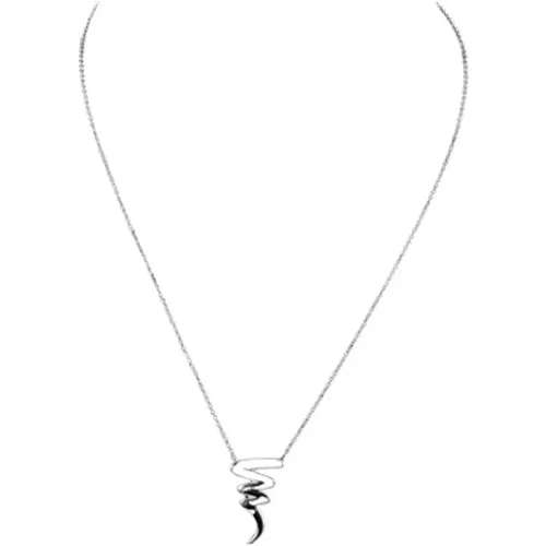 Pre-owned Jewellery, female, , Size: ONE SIZE Pre-owned Silver necklaces - Tiffany & Co. Pre-owned - Modalova