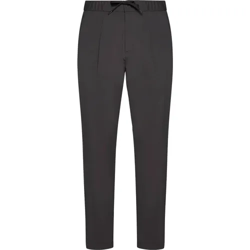 Textured Trousers with Pleat Detailing , male, Sizes: 2XL - Herno - Modalova