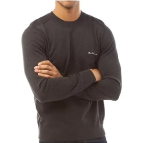 Crew Neck Strickpullover Sweater , Herren, Größe: M - Ben Sherman - Modalova