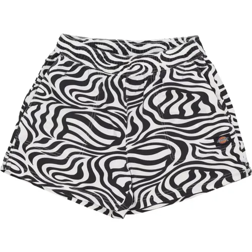 Leesburg Short Cloud Zebra Shorts für Damen , Damen, Größe: S - Dickies - Modalova