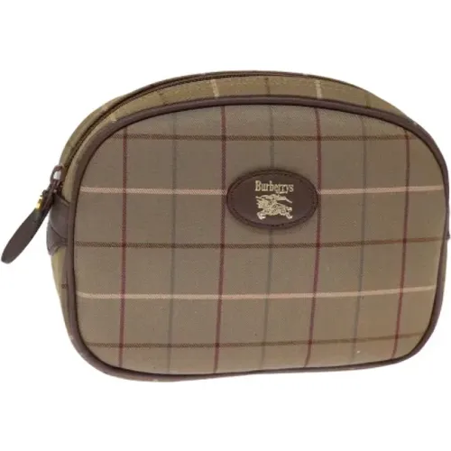 Pre-owned Clutches, female, , Size: ONE SIZE Pre-owned Cotton pouches - Burberry Vintage - Modalova