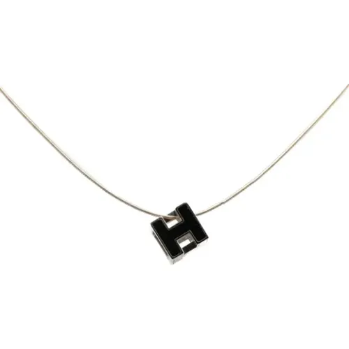 Pre-owned Jewellery, female, , Size: ONE SIZE Pre-owned Metal necklaces - Hermès Vintage - Modalova