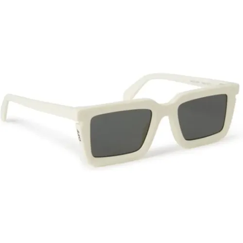 Off , Sunglasses, unisex, , Size: ONE SIZE Stylish Tucson Sunglasses - Off White - Modalova