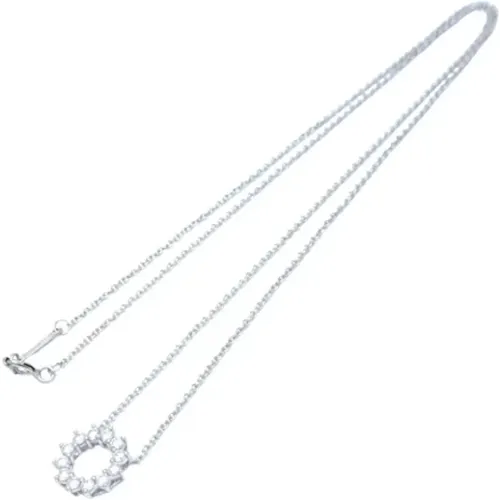 Pre-owned Jewellery, female, , Size: ONE SIZE Pre-owned Silver necklaces - Tiffany & Co. Pre-owned - Modalova