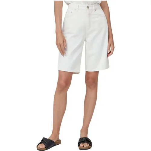 Cotton Regular Bermuda Shorts , female, Sizes: W27 - closed - Modalova