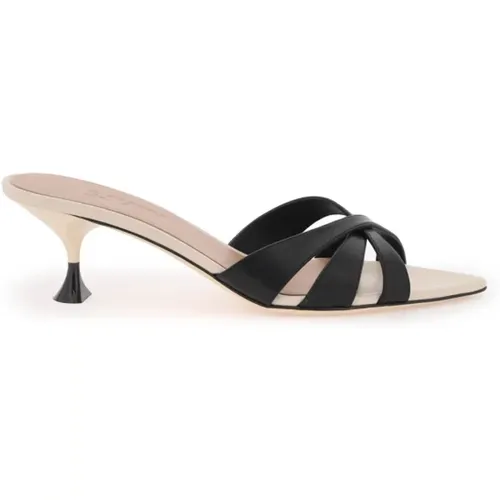 Elegante Elis Cross-Strap Mules , Damen, Größe: 36 EU - 3JUIN - Modalova