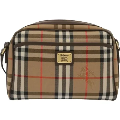 Pre-owned Canvas crossbody-bags , female, Sizes: ONE SIZE - Burberry Vintage - Modalova