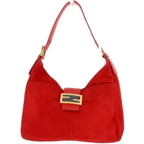 Pre-owned Suede fendi-bags , female, Sizes: ONE SIZE - Fendi Vintage - Modalova