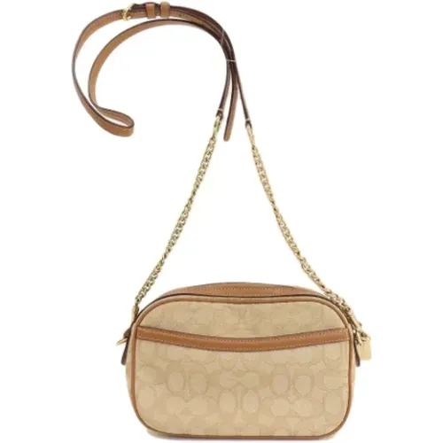 Pre-owned Cross Body Bags, female, , Size: ONE SIZE Pre-owned Canvas shoulder-bags - Coach Pre-owned - Modalova