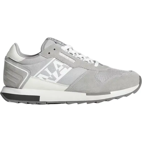 Sneakers, male, , Size: 11 US Leather/Suede Sneakers - Napapijri - Modalova