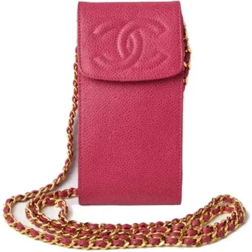 Gebrauchte Rosa Leder Chanel Crossbody Tasche - Chanel Vintage - Modalova
