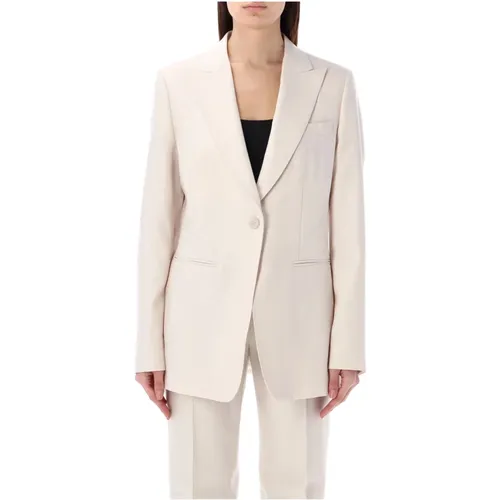 Weiße Avoriaz Blazer Jacke , Damen, Größe: XS - Max Mara - Modalova