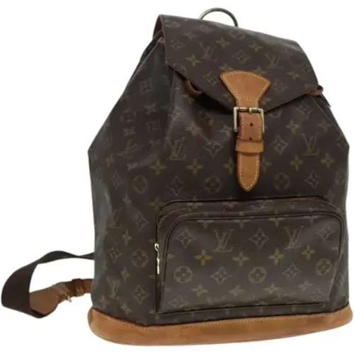 Pre-owned Backpacks, female, , Size: ONE SIZE Pre-owned Canvas backpacks - Louis Vuitton Vintage - Modalova