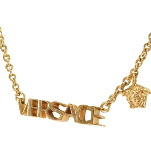 Pre-owned Jewellery, female, , Size: ONE SIZE Pre-owned Fabric necklaces - Versace Pre-owned - Modalova