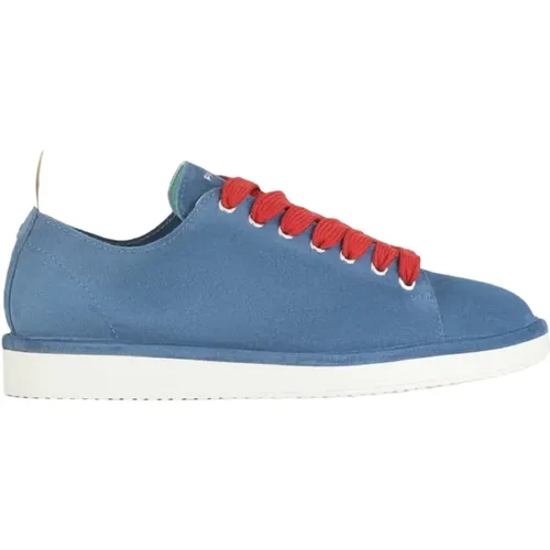 Suede Lace-Up Sneakers , male, Sizes: 7 UK, 9 UK, 10 UK - Panchic - Modalova