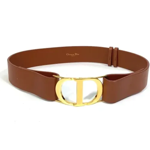 Pre-owned Leather belts , female, Sizes: ONE SIZE - Dior Vintage - Modalova