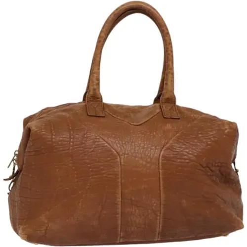 Pre-owned Leather handbags , female, Sizes: ONE SIZE - Yves Saint Laurent Vintage - Modalova