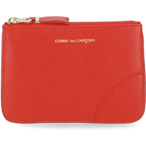 Leather Zip Wallet , female, Sizes: ONE SIZE - Comme des Garçons - Modalova