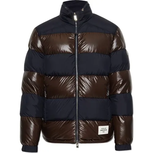 Down Jackets, male, , Size: 2XL Reversible 'Peclet' Jacket - Moncler - Modalova