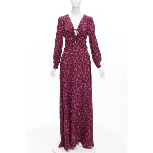 Pre-owned Silk dresses , female, Sizes: XS - Gucci Vintage - Modalova