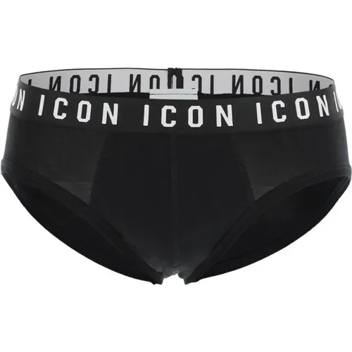 Icon Jacquard Taillenband Unterwäsche Brief - Dsquared2 - Modalova