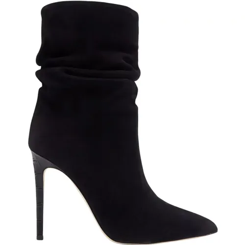 Schwarze Slouchy Stiefeletten - Paris Texas - Modalova