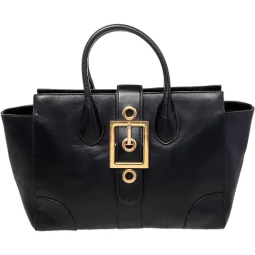 Pre-owned Tote Bags, female, , Size: ONE SIZE Pre-owned Leather totes - Gucci Vintage - Modalova