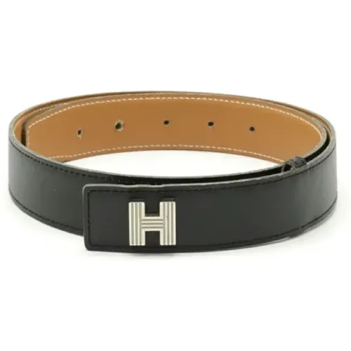 Pre-owned Belts, female, , Size: ONE SIZE Pre-owned Leather belts - Hermès Vintage - Modalova