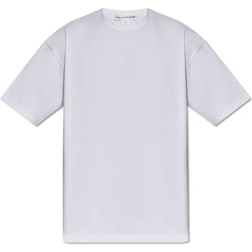 T-shirt with logo , male, Sizes: L, M, XS, S - Comme des Garçons - Modalova