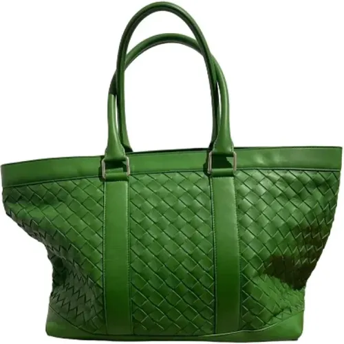 Pre-owned Tote Bags, female, , Size: ONE SIZE Pre-owned Leather totes - Bottega Veneta Vintage - Modalova