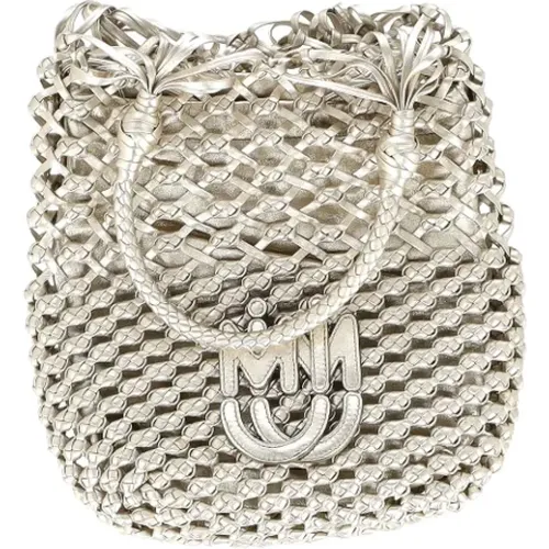 Pre-owned Handbags, female, , Size: ONE SIZE Pre-owned Leather shoulder-bags - Miu Miu Pre-owned - Modalova