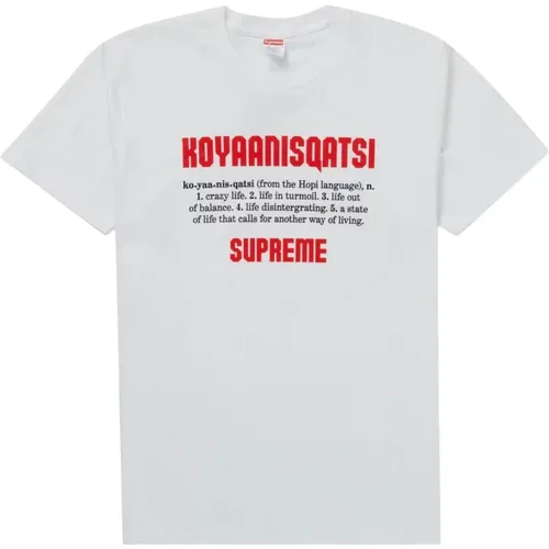 Limited Edition Koyaanisqatsi Tee , male, Sizes: S, L, M, XL - Supreme - Modalova