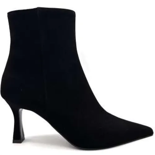 Suede Zipper Ankle Boot , female, Sizes: 6 UK, 3 UK, 2 UK, 7 UK, 8 UK, 4 UK, 5 UK - Roberto Festa - Modalova