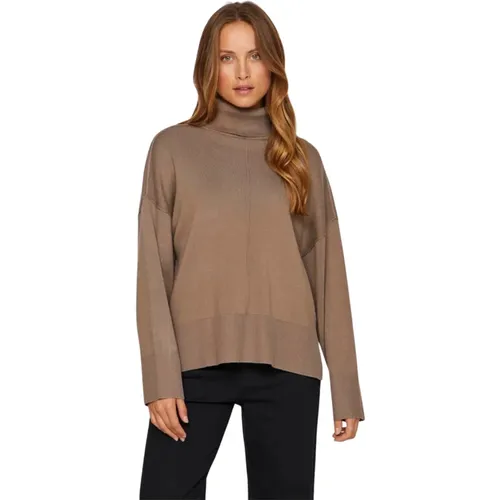 Hochgeschlossener Pullover mit langen Ärmeln , Damen, Größe: XL - Vila - Modalova