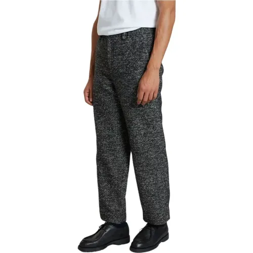 Grey Wool Blend Elastic Waistband Pants , male, Sizes: L, M, 2XL, S, 2XS, XL, XS - L'Exception Paris - Modalova