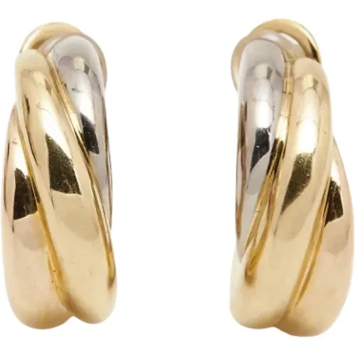 Pre-owned Rose Gold earrings , female, Sizes: ONE SIZE - Cartier Vintage - Modalova