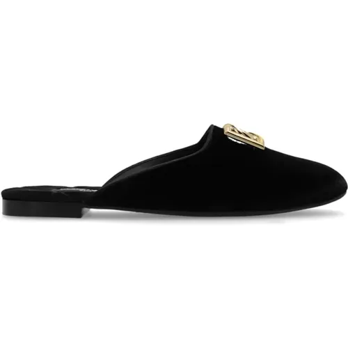 Velvet slides Dolce & Gabbana - Dolce & Gabbana - Modalova