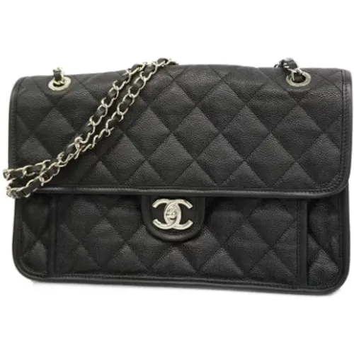 Pre-owned Leather chanel-bags , female, Sizes: ONE SIZE - Chanel Vintage - Modalova