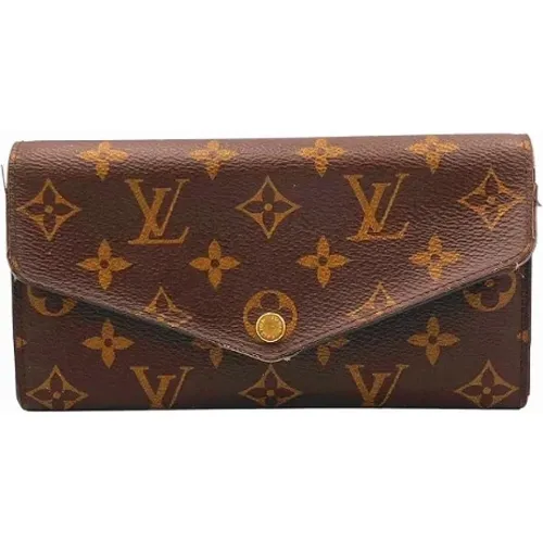 Pre-owned Wallets, female, , Size: ONE SIZE Pre-owned Canvas wallets - Louis Vuitton Vintage - Modalova
