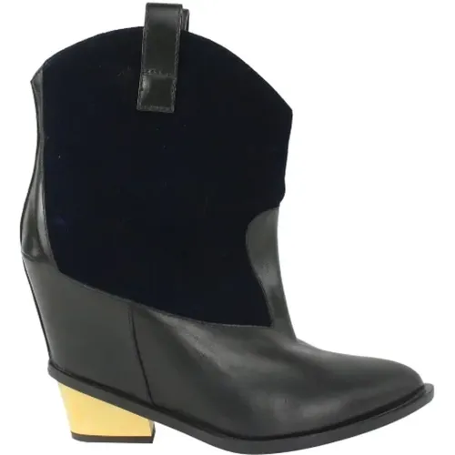 Pre-owned Leather boots , female, Sizes: 7 UK - Giuseppe Zanotti Pre-owned - Modalova